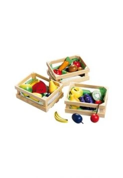 HAPPY PEOPLE® Holzkorb Obst Und Gemüse