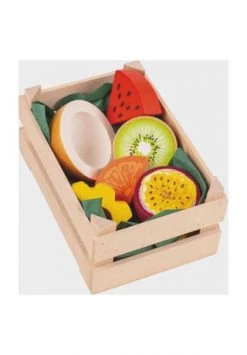 Erzi® Früchteminiaturen "Tropische Früchte", 6 Stück