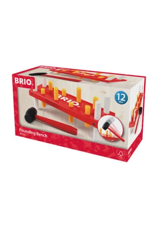 BRIO® Spielzeug Rote Klopfbank 2 BRIO® Spielzeug Rote Klopfbank – Bild 2
