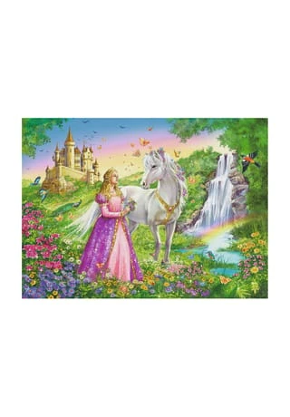 Ravensburger Puzzle "Prinzessin Mit Pferd", 200 XXL-Teile 2 Ravensburger Puzzle "Prinzessin Mit Pferd", 200 XXL-Teile – Bild 2