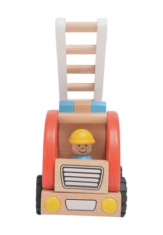 Goki Holzfahrzeug "Feuerwehr Leiterwagen" 1 Goki Holzfahrzeug "Feuerwehr Leiterwagen"