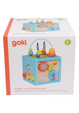 Goki Activity- Und Motorikwürfel 2 Goki Activity- Und Motorikwürfel – Bild 2