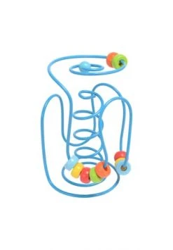 Hape Mobile Motorikschleife "Spring A Ling", Metall, Holz-Kugeln