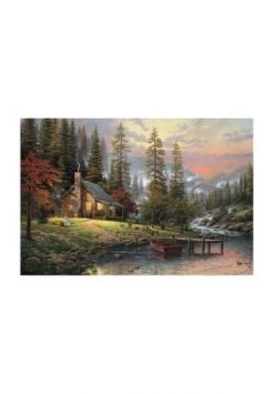 Schmidt Spiele Puzzle "Haus In Den Bergen", Thomas Kinkade Studios, 500 Teile