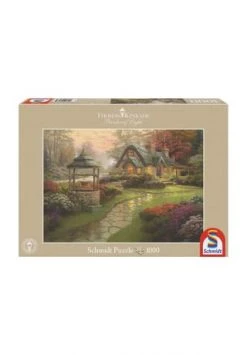 Schmidt Spiele Puzzle "Haus Mit Brunnen", Thomas Kinkade, 1000 Teile
