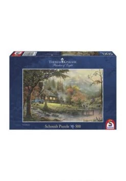 Schmidt Spiele Puzzle "Idylle Am Fluss" - Thomas Kinkade, 500 Teile