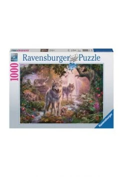 Ravensburger Puzzle "Wolfsfamilie Im Sommer", 1000 Teile