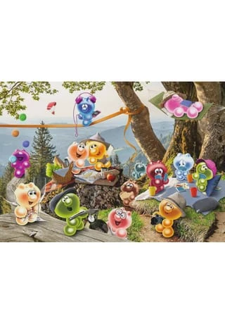 Ravensburger Gelini Puzzle "Auf Zum Picknick", 1000 Teile 2 Ravensburger Gelini Puzzle "Auf Zum Picknick", 1000 Teile – Bild 2